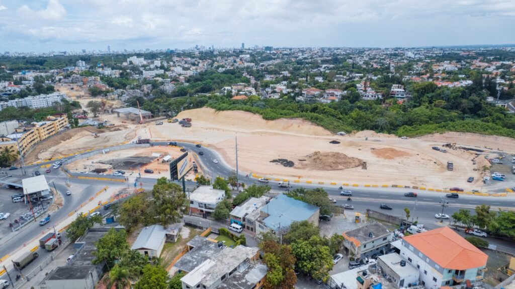 construccion avenida Republica de Colombia 3 Abinader supervisa construcción avenida República de Colombia; obra de RD$12 mil millones financiada con fondos Aerodom