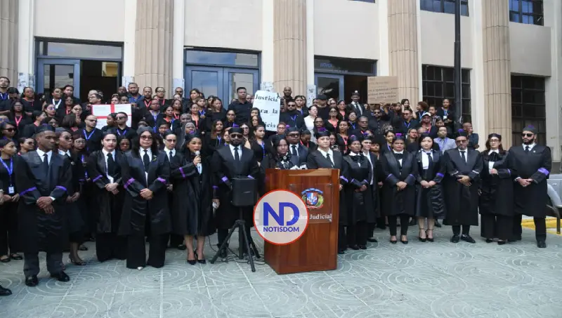 Paro afectó labores judiciales en toda la República Dominicana