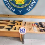Arrestan cinco personas, ocupan cinco armas de fuego y otros ilícitos en Barahona