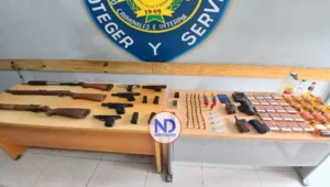 Arrestan cinco personas, ocupan cinco armas de fuego y otros ilícitos en Barahona
