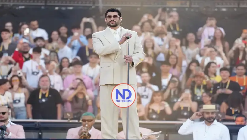 Bad Bunny desembarca en Europa con una fiesta de reguetón y salsa