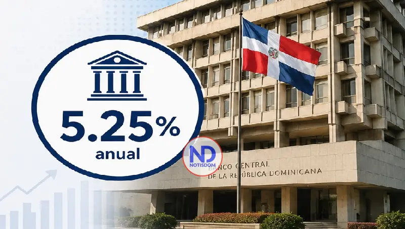 BCRD mantiene su tasa de política monetaria en 5.25 % 2 BCRD mantiene su tasa de política monetaria en 5.25 %