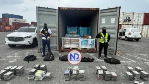 Ocupan 123 kilos de cocaína en Puerto Multimodal Caucedo