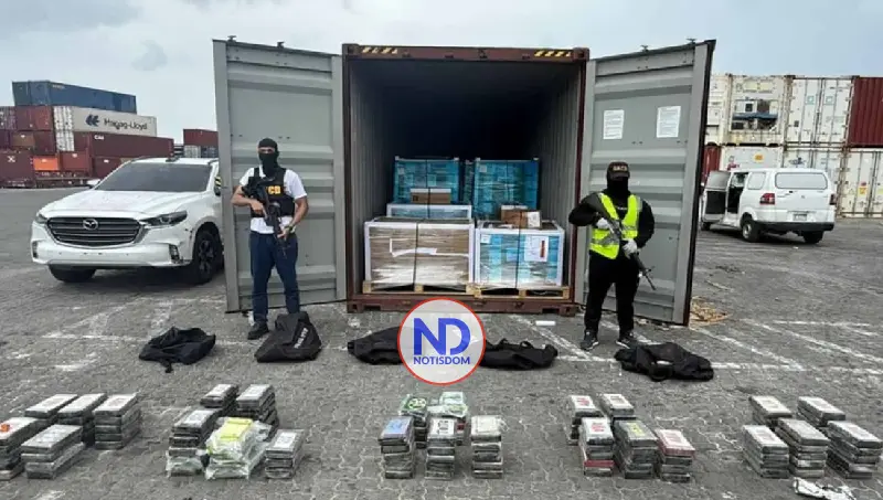 Ocupan 123 kilos de cocaína en Puerto Multimodal Caucedo
