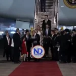 Trump llega a China para su segunda visita desde el 2017