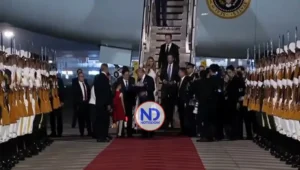 Trump llega a China para su segunda visita desde el 2017