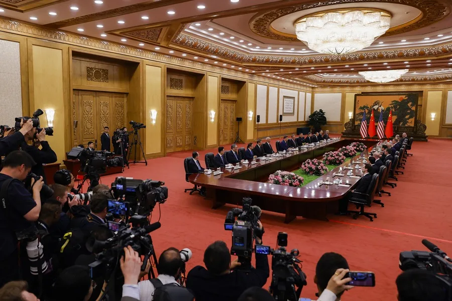 Donald Trump y Xi Jinping 4 Xi Jinping pide a EE.UU. ser «socios y no rivales» y Trump augura un «futuro fantástico»