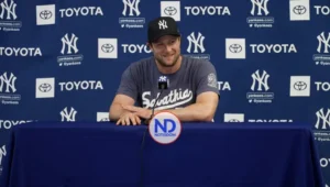 Gerrit Cole hará su debut de temporada con los Yankees el viernes