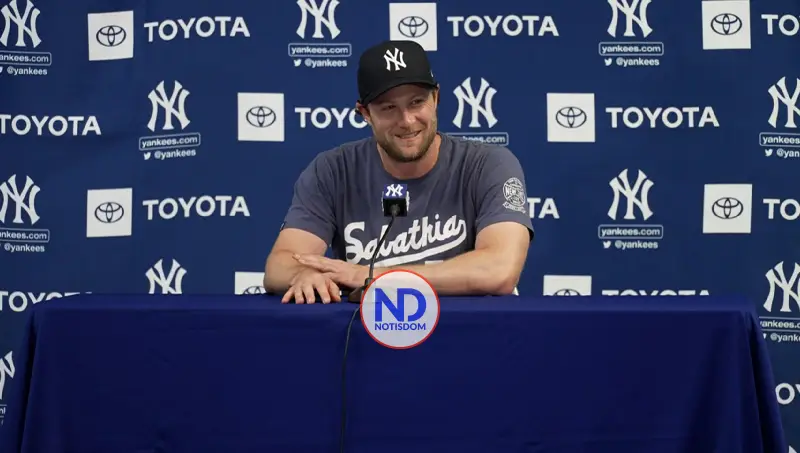 Gerrit Cole hará su debut de temporada con los Yankees el viernes