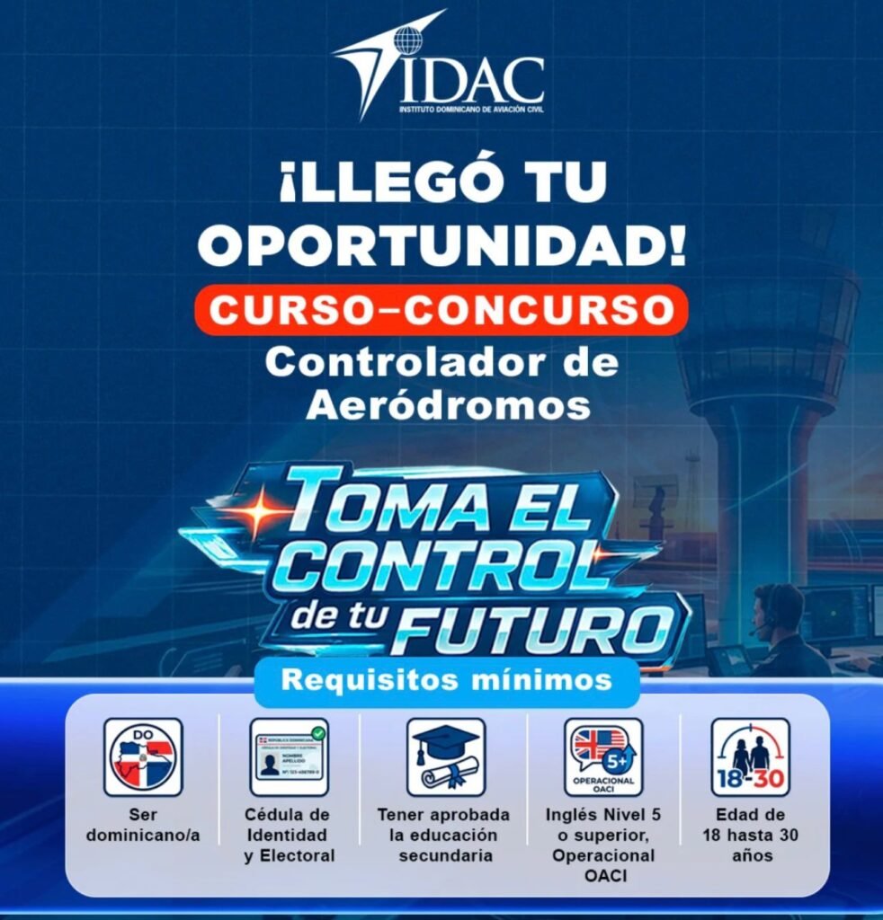 IDAC 3 IDAC abre concurso para controladores de aeródromos