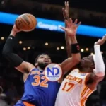 Nueva York aplastó a los Hawks con trilpe-doble de Karl Towns