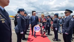 Presidente Abinader llega a Costa Rica para participar en la toma de posesión de Laura Fernández Delgado