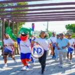 Municipio de Neiba recibe la antorcha de los XXV JCC SD26