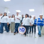 Abinader y directora de Infotep supervisan avances del Hotel Escuela Guarocuya, en Barahona