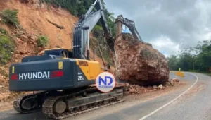 MOPC trabaja para restablecer tránsito en autovía del Nordeste