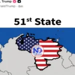 Trump publica mapa con Venezuela pintada estado 51º