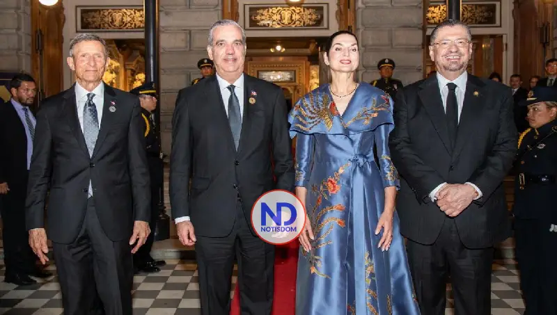 Abinader fortalece agenda diplomática en Costa Rica durante cena con líderes internacionales