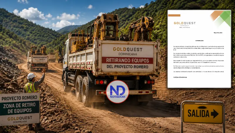 ¡GoldQuest se va! Retira equipos del proyecto Romero tras tensión por minería en San Juan