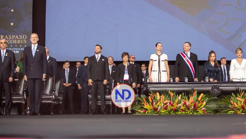 NOTISDOM FOTOS PF2026 2026 05 08T215741.553 Abinader asiste a investidura de Laura Fernández y fortalece vínculos entre RD y Costa Rica