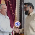 Abinader fortalece alianza con Guyana y firmará nuevo acuerdo de cooperación con Mohamed Irfaan Alí