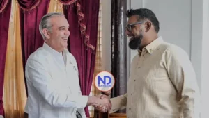 Abinader fortalece alianza con Guyana y firmará nuevo acuerdo de cooperación con Mohamed Irfaan Alí