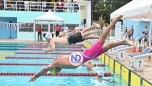 Destacados nadadores en el Invitacional de Los Marlins AH