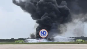 Avión accidentado en La Romana deja al menos dos personas fallecidas