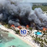 Viento y materiales combustibles aceleraron fuego en hotel de Bayahíbe