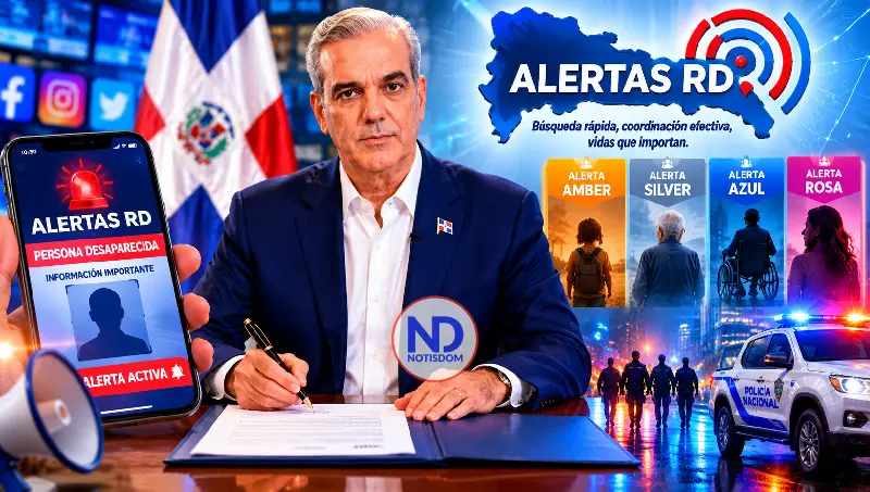 Abinader promulga “Alertas RD”, un sistema nacional para agilizar la búsqueda de personas desaparecidas