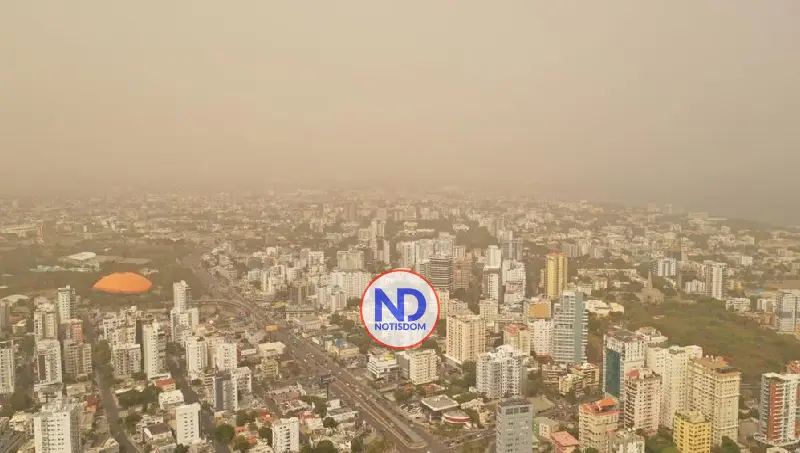 Polvo Sahara mantiene en RD ambiente caluroso