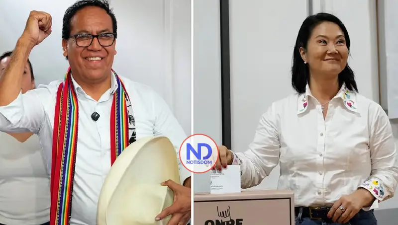 Keiko aventaja a Sánchez al llegar al 50 % del escrutinio en Perú 2 Keiko aventaja a Sánchez al llegar al 50 % del escrutinio en Perú