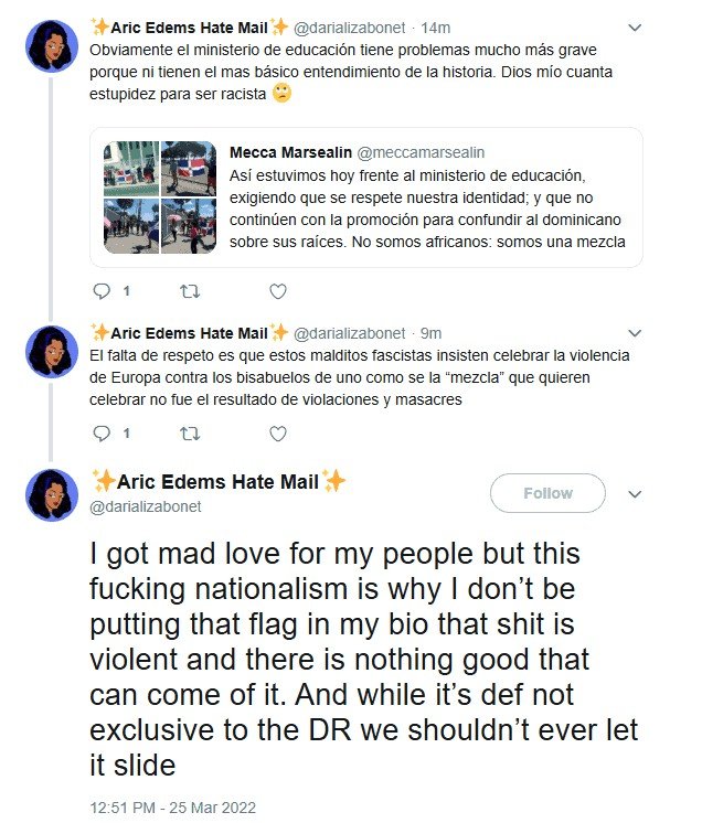 Ávila Chevalier en el centro de la polémica por mensajes sobre nacionalismo dominicano 3 Screenshot 2026 06 11 180442 Ávila Chevalier en el centro de la polémica por mensajes sobre nacionalismo dominicano