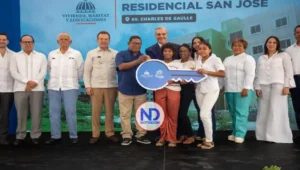 Abinader entrega 700 apartamentos del Plan Familia Feliz en la Urbanización San José, SDN