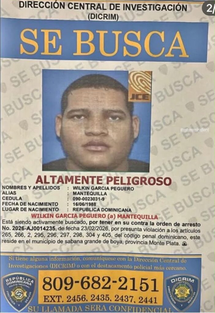 Wilkin Garcia Peguero 1 Arrestan a “Mantequilla” por presunta tentativa de homicidio y estafa