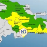 COE pone 7 provincias en alerta verde y 8 en amarilla por lluvias