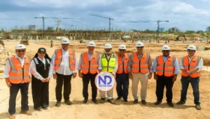 Banco Popular constata avances de City Center en Santo Domingo Este