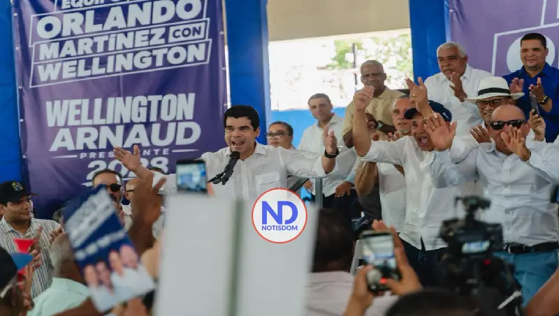 Diputado Martínez encabeza respaldo a Wellington Arnaud en Monseñor Nouel
