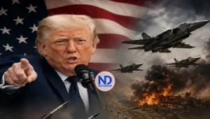 Trump anuncia EU golpeará fuerte a Teherán esta noche