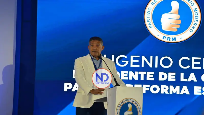 Eugenio Cedeño llama a salir «más unidos que nunca» de la Convención Nacional Extraordinaria del PRM