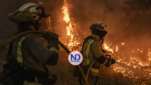 Incendio devasta 32 mil hectáreas cerca de Madrid