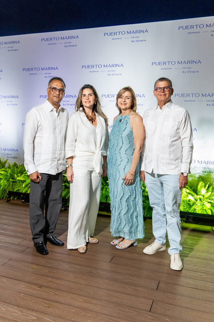 Jose Merete Linda Zavarce William Read y Marta Pimentel Presentan Puerto Marina Residences, ultralujo residencial en la Marina de Cap Cana