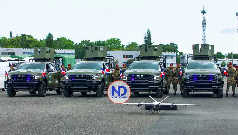 NOTISDOM FOTOS PF2026 2026 07 17T155429.093 Abinader fortalece la defensa nacional con blindado Furia VBD-2, drones y modernos equipos militares