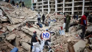 Aumentan a 4,333 fallecidos por doble terremoto en Venezuela