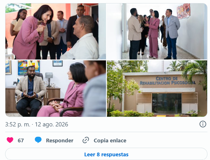 Captura de pantalla 2026 08 13 124015 Raquel Arbaje visita centro de salud mental en Pedro Brand para conocer sus instalaciones y labor