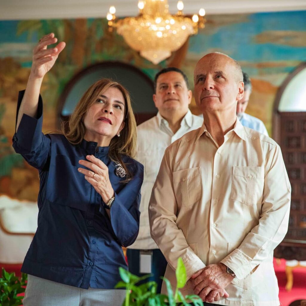 Expresidente de Costa Rica valora gestión de Carolina Mejía en Santo Domingo 4 Carolina Mejia y Jose Maria Figueres 2 Expresidente de Costa Rica valora gestión de Carolina Mejía en Santo Domingo