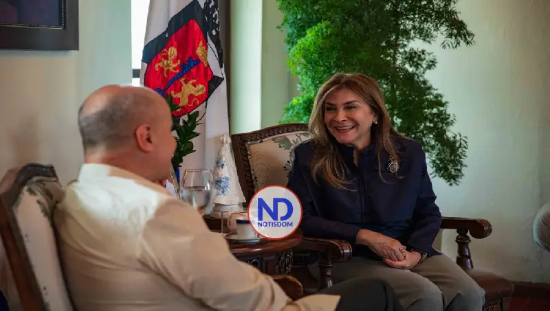 Expresidente de Costa Rica valora gestión de Carolina Mejía en Santo Domingo