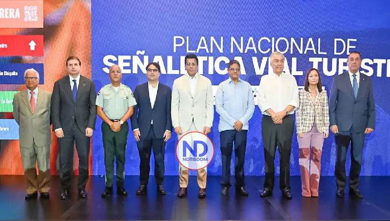 Turismo y RD Vial presentan plan nacional de señalética turística