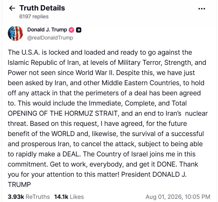 Trump dice haber alcanzado las bases de un «acuerdo» con Irán 3 DONALD J TRUMP 1 Trump dice haber alcanzado las bases de un «acuerdo» con Irán
