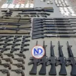 Policía ocupa 109 armas fuego y drogas en región Enriquillo