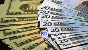 Dólar subió 4 cts. y era vendido a RD$58.43; el euro subió a $68.91